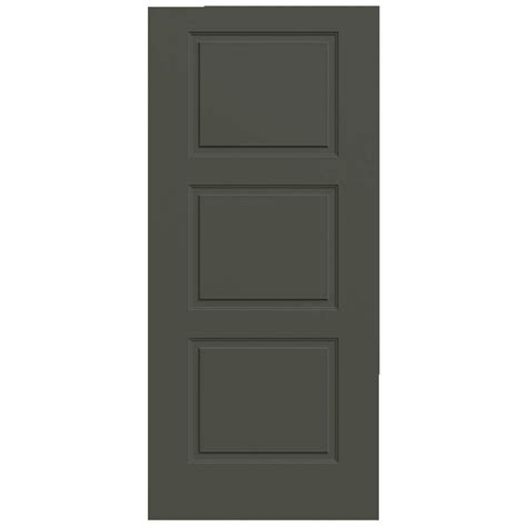 Jeld Wen In X In Panel Equal Universal Reversible Slate Steel