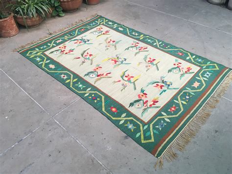 Polish Kilim Rug Vintage Kilim Floral Kilim Traditional Etsy