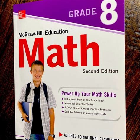 8th Grade Math Workbook By Mcgraw Hill In 2023 Math Workbook 8th