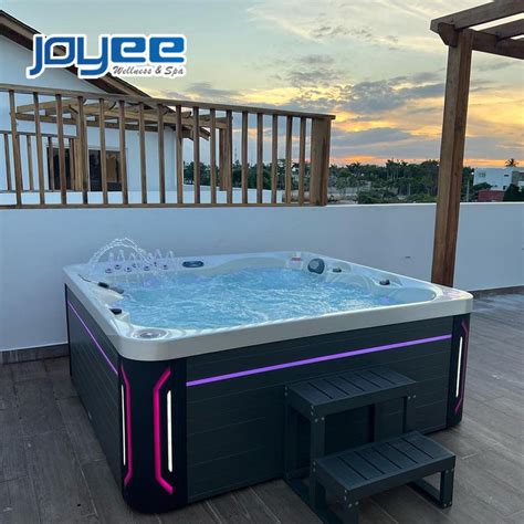 Joyee 6 Persons Acrylic Pools Balboa Whirlpool SPA Outdoor Hot Tub Whirlpool Bath Tubs And SPA