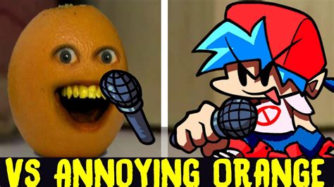 Friday Night Funkin Vs Annoying Orange Full Week Fnf Mod Hard Youtube