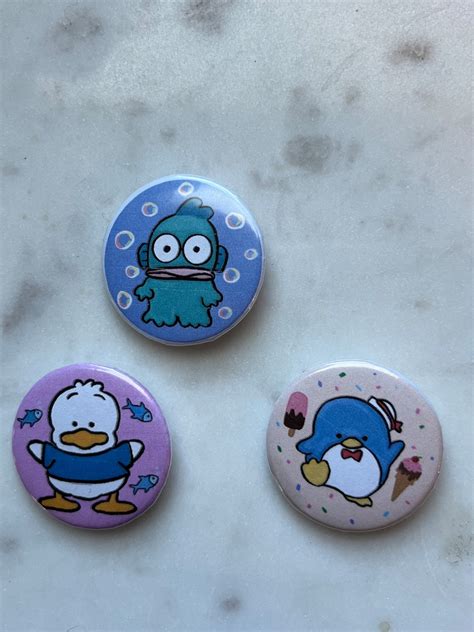 New Sanrio Button Pins Etsy