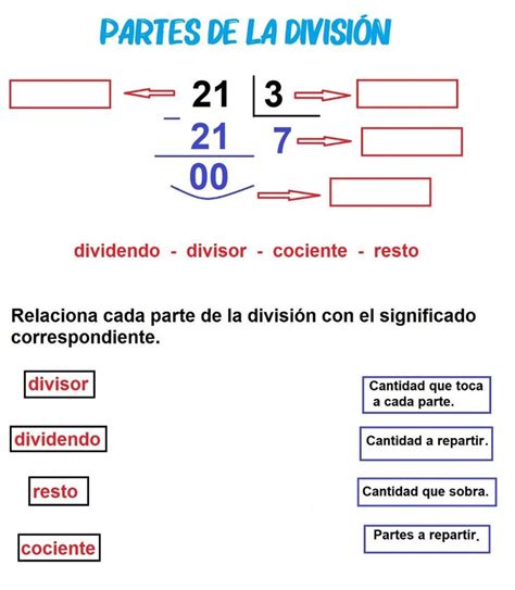 Partes De La Divisi N Exercise Partes De La Misa Divisiones Primaria