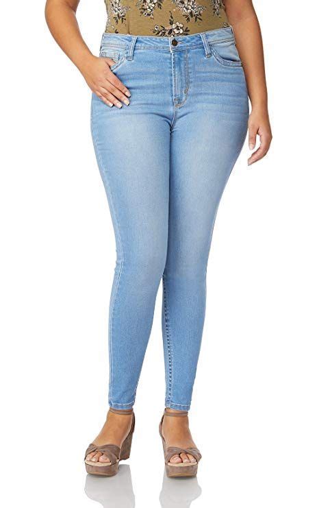 Wallflower Plus Size High Rise Irresistible Denim Jegging In Eden 14