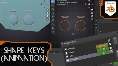 Shape Keys En Blender Tutorial Blender Youtube