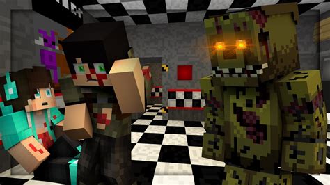 FNAF V MINECRAFTU NAŠTVANÝ SPRINGTRAP NÁS CHCE ZABÍT w