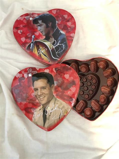 Vintage Elvis Presley Assorted Holiday Candy Tins 7 Tins Circa 2000