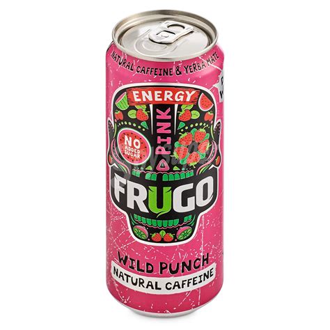 FRUGO Bebida energética wild pink Frugo Botella 330 ml