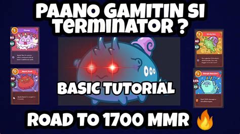 PAANO GAMITIN SI TERMINATOR REPTILE OR DUSK BASIC TUTORIAL L AXIE