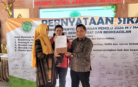 Mui Gandeng Perempuan Banyumas Deklarasikan Pemilu 2024 Bermartabat Dan