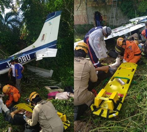 Avião que tinha destino para Itaituba cai em Manaus e deixa seis