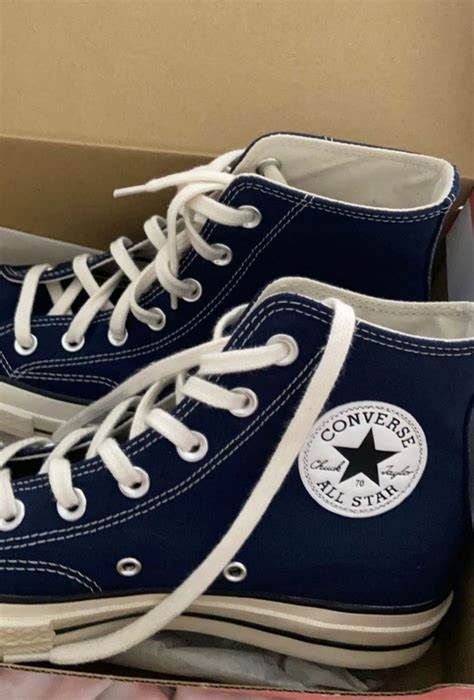 navy converse 💞💞💞 in 2024 | Navy blue shoes, Converse shoes, Swag shoes