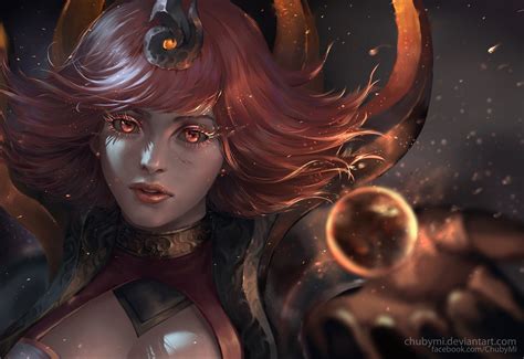 Elementalist Lux Fire Wallpapers Fan Arts League Of Legends