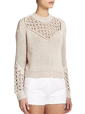 Enabled True Label Phillip Lim Open Knit Sweater Open Knit