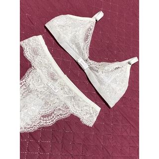 Conjunto De Lingerie Branco Shopee Brasil