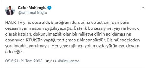 RTÜK ten Halk TV ye ceza yağmuru Bu kez öyle bir gerekçe buldular ki