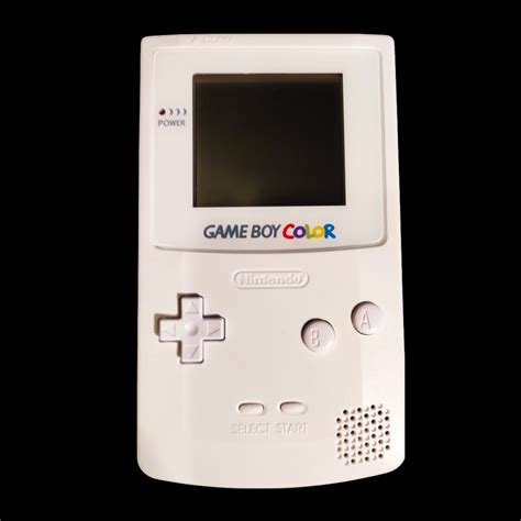 Gameboy Color Gbc White Shell With White Glass Lens Mint Condition Etsy