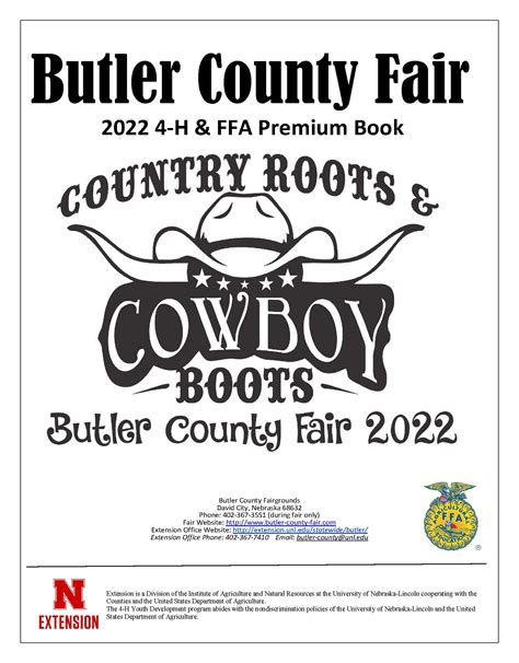 Forms | Butler County Fair | David City, Nebraska