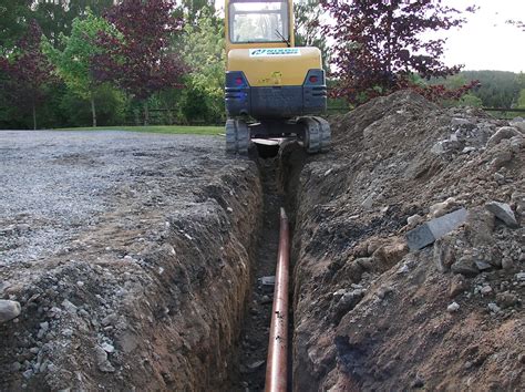 Marchburn Extension 2010: Day 19 - Drain pipe run to the septic tank.