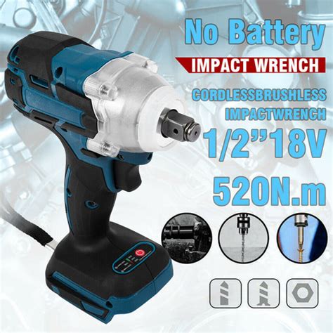 Jual Electric Cordless Impact Wrench Drill N M High Torque Tool