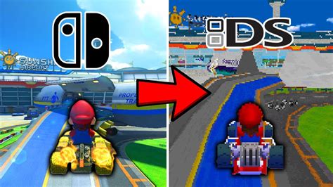 Mario Kart 8 Deluxe Tracks Recreated In Different Mario Kart Games