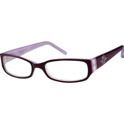 Purple Rectangle Glasses 608617 Zenni Optical Eyeglasses Frames For Women Classy Glasses