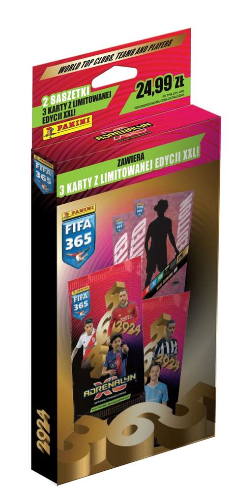 Panini Fifa Adrenalyn Xl Blister Xxl Z Kartami Karty