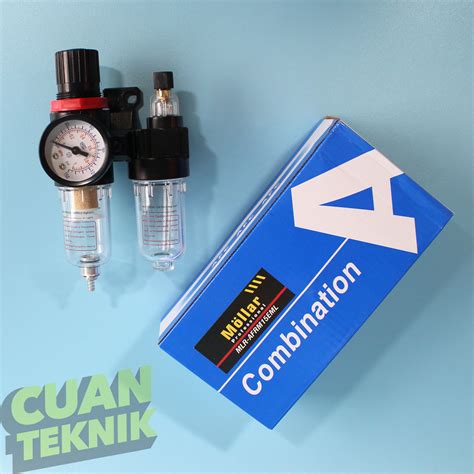 mollar mini air control unit double filter kompresor udara  tabung