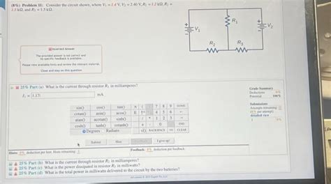 Solved 8 Problem 11 Coesider The Circuit Shown Where