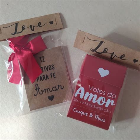 Kit Cupons Do Amor Cart O Motivos Para Amar Elo