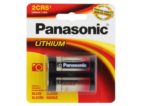 2CR5-PC - Panasonic 2CR5 - 6V - Lithium (1 pack) - Vancouver Battery Corp