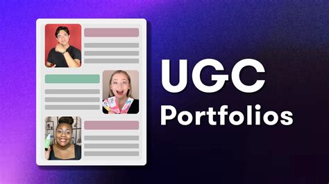 How To Create A UGC Portfolio Examples Step By Step Guide Billo