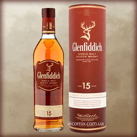 Виски Glenfiddich 15 Years Old 0,7L (Гленфиддик 15 лет 0,7л) купить с ...