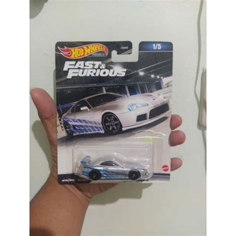 Jual Hot Wheels Toyota Supra Silver Biru Fast Furious HotWheels