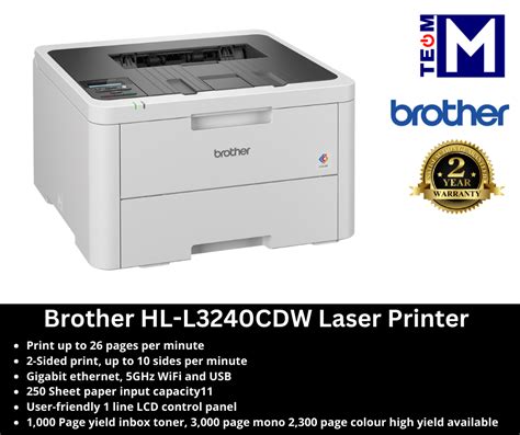 Brother HL L3240CDW Colourfu And Connected LED Laser Printer Print