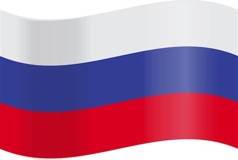 Bandeira Do Dia Vector Russia Fundo De Bandeira Realista Vetor