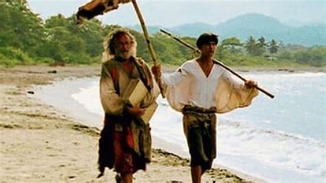 Пьер Ришар в фильме--Робинзон Крузо-- Жанр: Приключения,