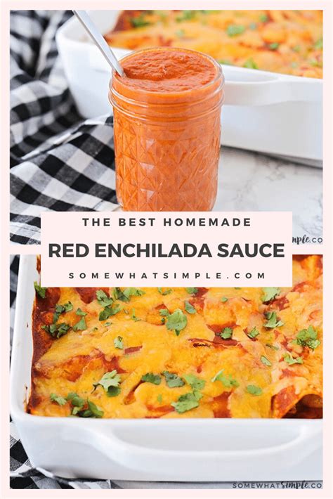 Easy Red Enchilada Sauce Ready In 15 Mins Somewhat Simple