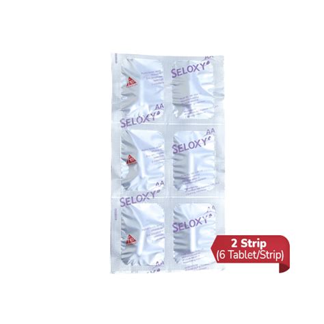 Seloxy AA 2 Strip 6 Kaplet Strip Hemat Borongan Kegunaan Efek