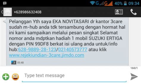 Cara Mengetahui Modus Penipuan Iming Iming Hadiah Via Sms