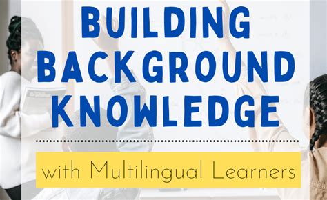 Building Background Knowledge with MLs - A World of Language Learners