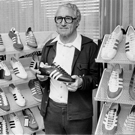 Adidas Founder Adolf Adi Dassler Adidas Vintage Zapatillas Deportivas Hombre Insignias De