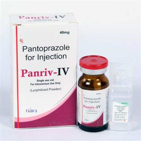 Panriv Iv Pantoprazole 40 Mg Injection Form Injectable At Rs 468 In