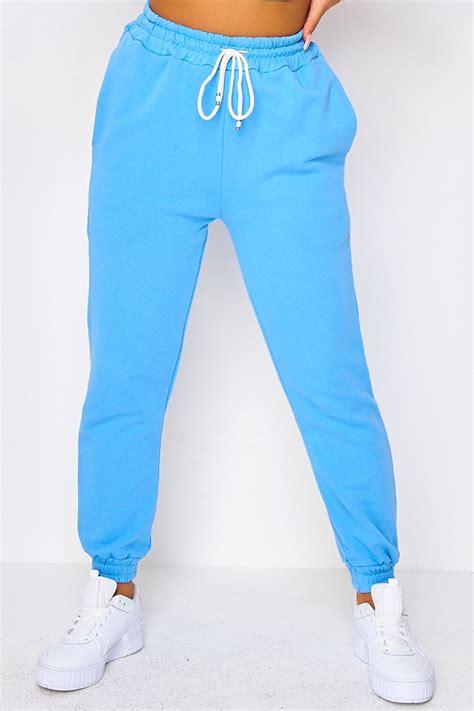 Pantalon De Jogging épais Bleu Clair Brentiny Paris