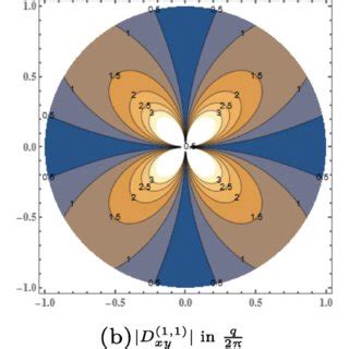 Contour Plots Of The Absolute Values Of The Coefficient Functions