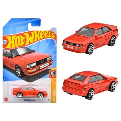 X Fun已結單預購 代理正版 風火輪 Hot wheels 基本款 87 Audi Quattro 蝦皮購物