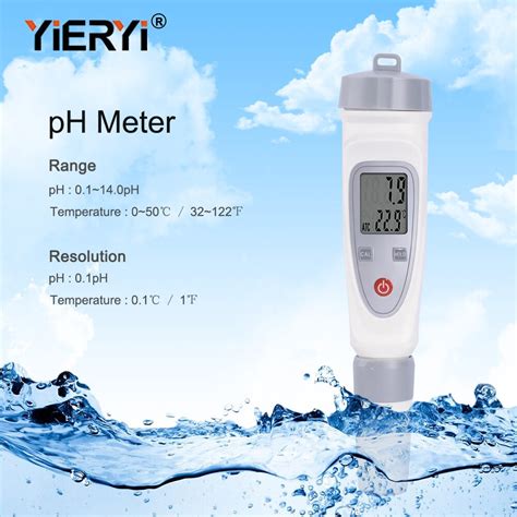 Yieryi Ph Monitor Portable Digital Water Quality Meter Ph 20 Lcd