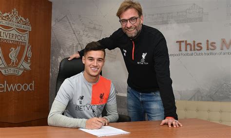 Philippe Coutinho Signs New Long Term Liverpool Fc Deal Liverpool Fc