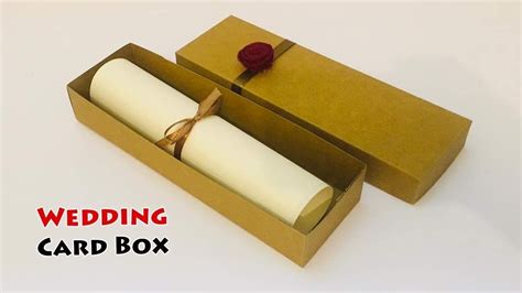 How To Make Wedding Card Box | Handmade Wedding Card Ideas | Simple Wedding Invitation Box | 463