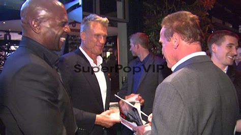 Dolph Lundgren Terry Crews Arnold Schwarzenegger At Arn Youtube